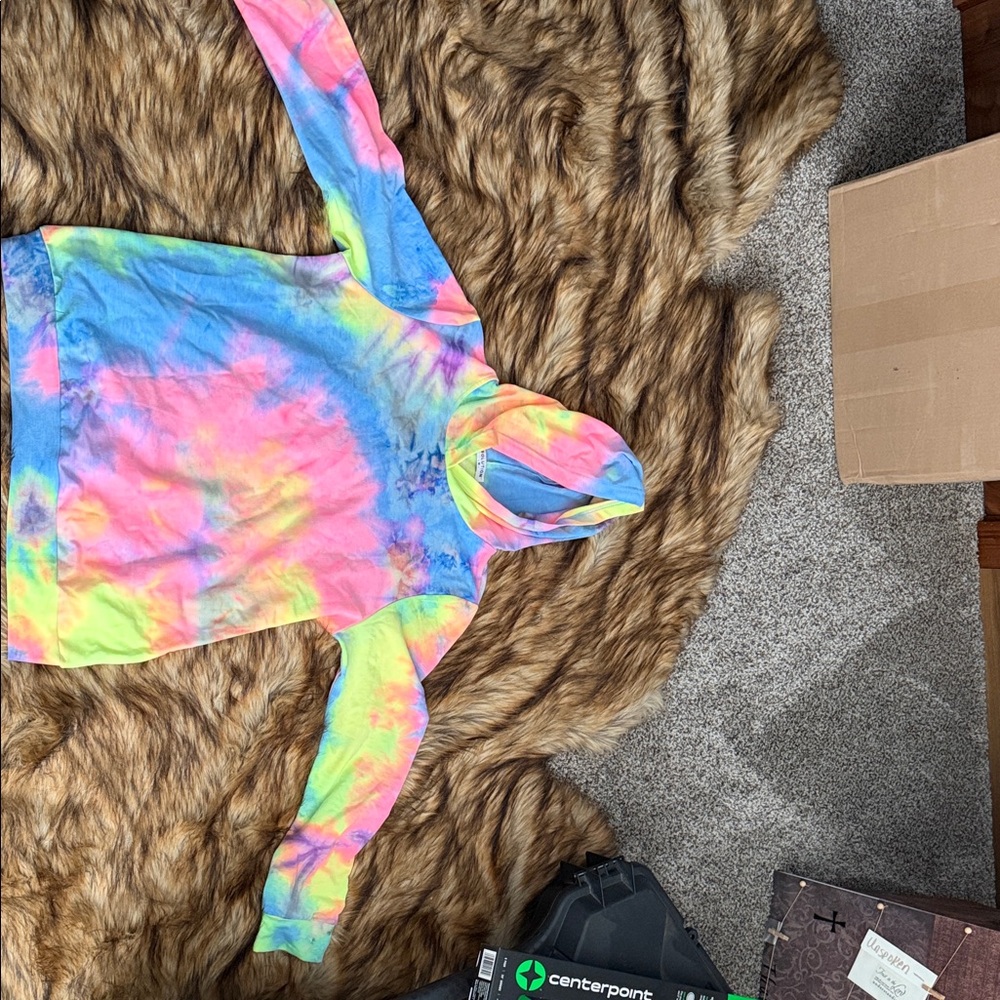Colorful Tie-Dye Hoodie